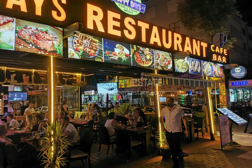 Ready-made Business with Guaranteed Income. Cafe in Alanya City Center, Damlataş District 6 