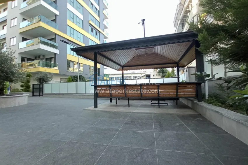 Furnished 2+1 apartment in a complex with infrastructure - Alanya Center 9 