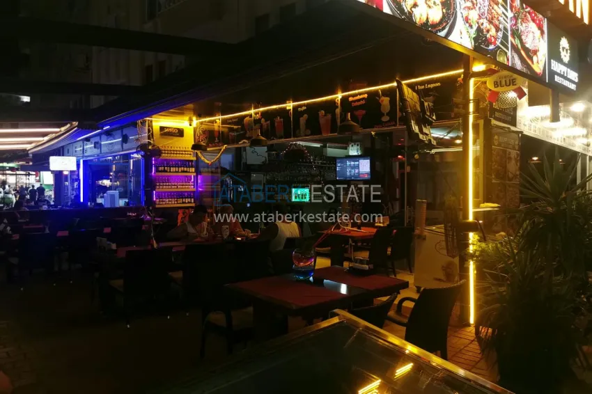 Ready-made Business with Guaranteed Income. Cafe in Alanya City Center, Damlataş District 10 