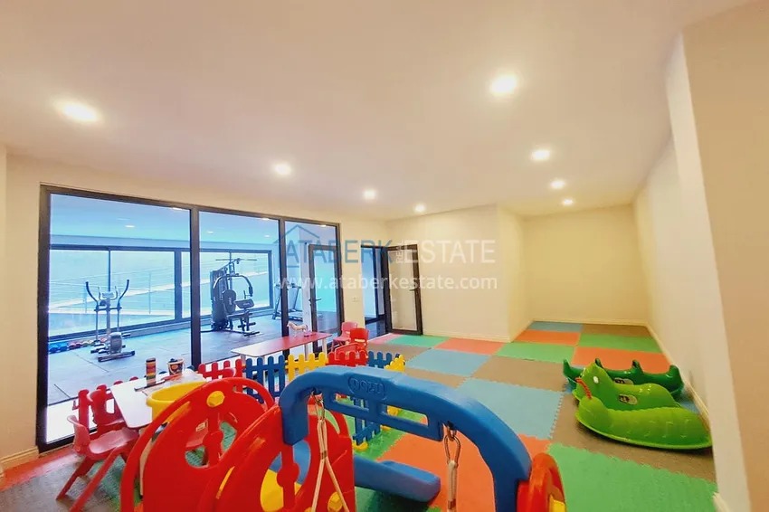 New buildings in Alanya! Furnished one-bedroom apartment in a modern residential complex in the center of Oba 6