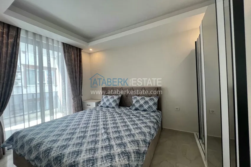 Purchase New buildings in Alanya! Furnished one-bedroom apartment in a modern residential complex in the center of Oba 7