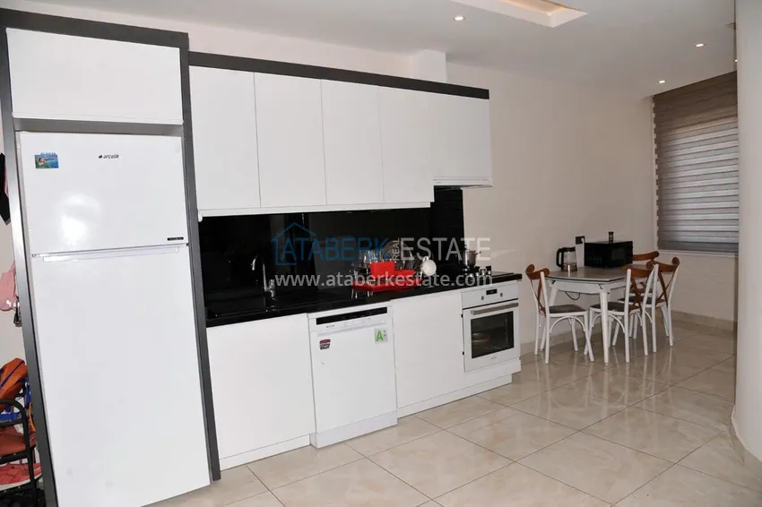 Purchase One bedroom apartment for rent with mountain views in the center of Alanya A-43 6 