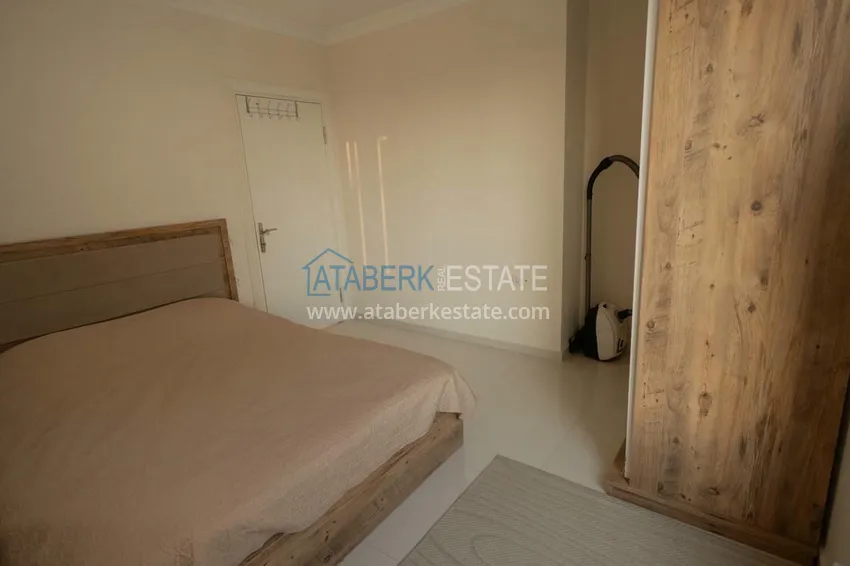 Purchase One bedroom apartment with furniture and sea views. Cleopatra beach area, Alanya city center. 6 