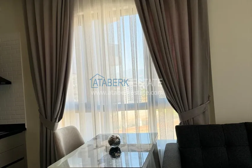 Purchase Apartment 1+1 with furniture and mountain views. New buildings in Alanya, district Mahmutlar 6 