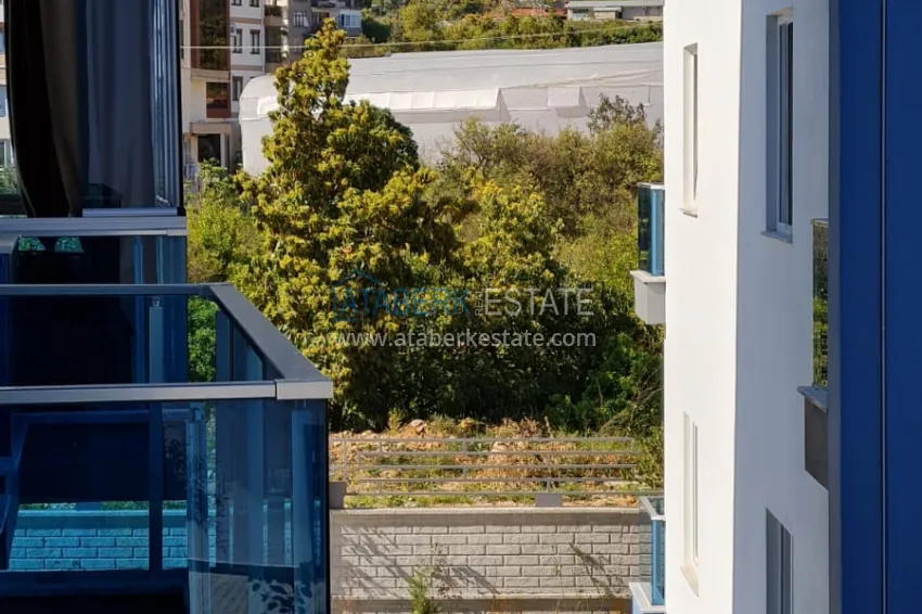 Purchase Furnished one-bedroom apartment in a young modern complex - Oba district, Alanya 11 