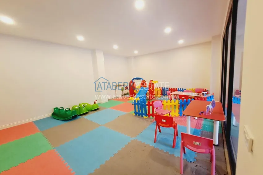 New buildings in Alanya! Furnished one-bedroom apartment in a modern residential complex in the center of Oba 7