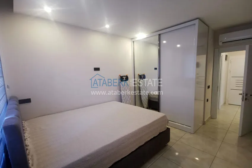 Purchase One bedroom apartment for rent with mountain views in the center of Alanya A-43 7 
