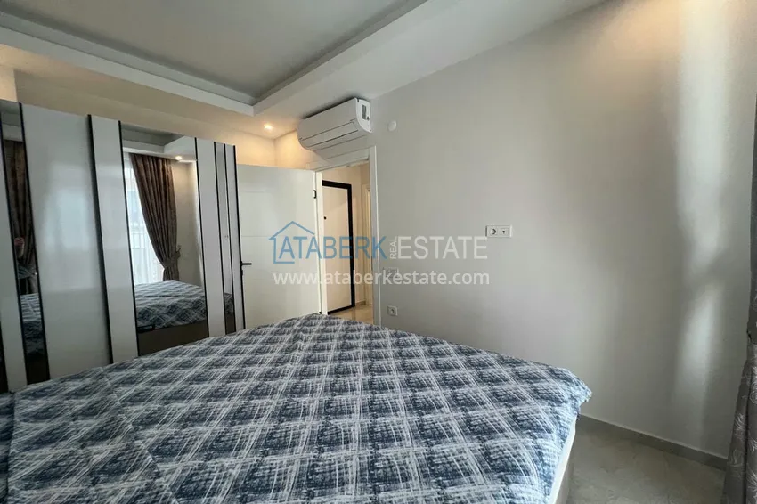 Purchase New buildings in Alanya! Furnished one-bedroom apartment in a modern residential complex in the center of Oba 8
