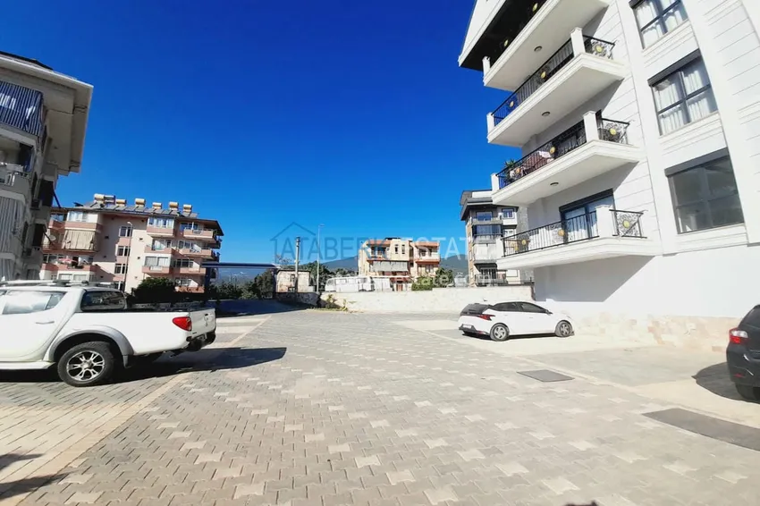 Finished three-room apartment in a new building - Alanya, Oba district 7 