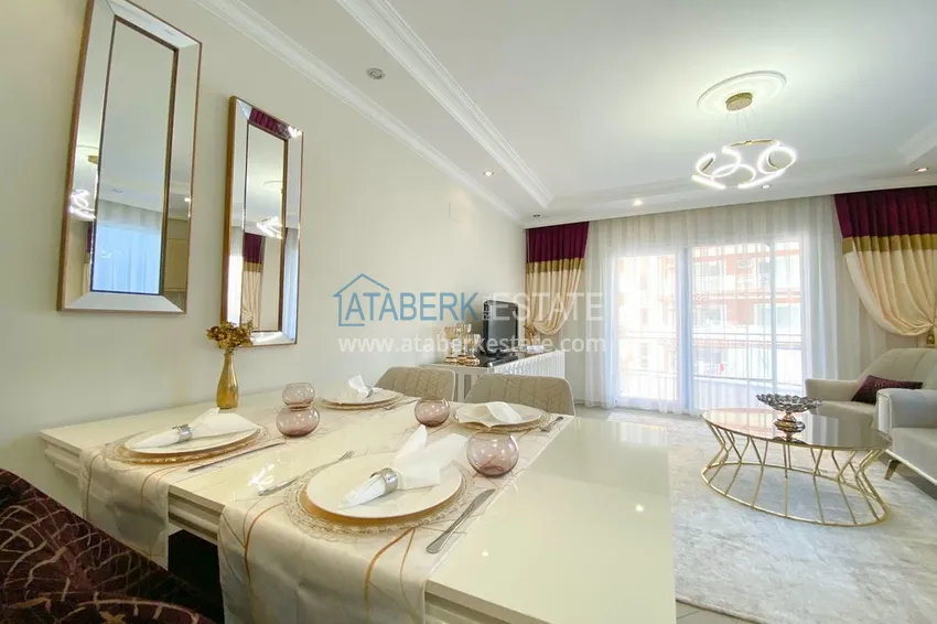 Purchase  A three-room apartment with new furniture in Tosmur, Alanya is an ideal choice for living and relaxing! 7 