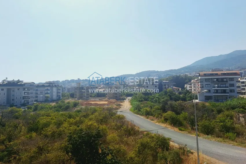 Purchase One bedroom apartment with new furniture and mountain views - Oba district, Alanya 8 