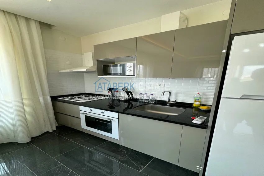 Purchase  1+1 apartment with new furniture mountain views in a modern complex - Mahmutlar district, Alanya 8 