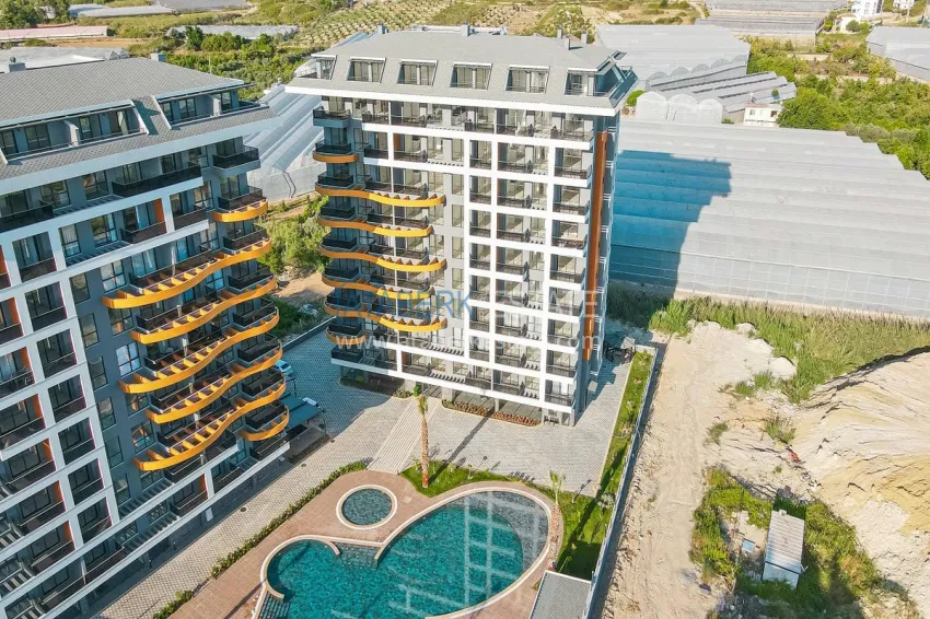 Finely finished apartments in a comfortable complex — Alanya, Avsallar district 7