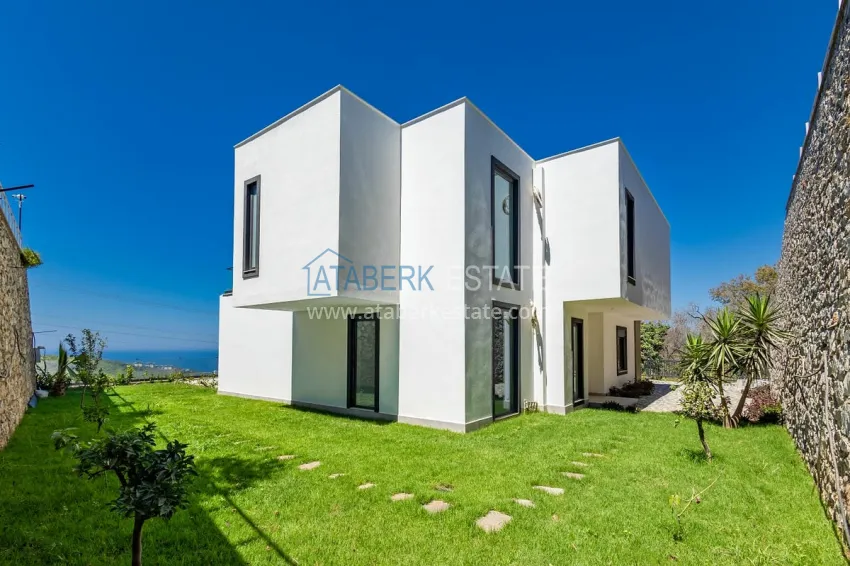 Exclusive project of a private villa in high-tech style in the Kargicak area 8