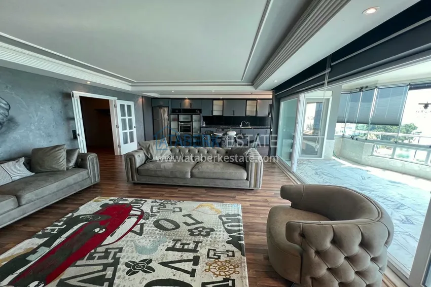 Purchase Furnished 3+1 apartment with open sea views, suitable for residence permit and citizenship - Tosmur, Alanya 9 