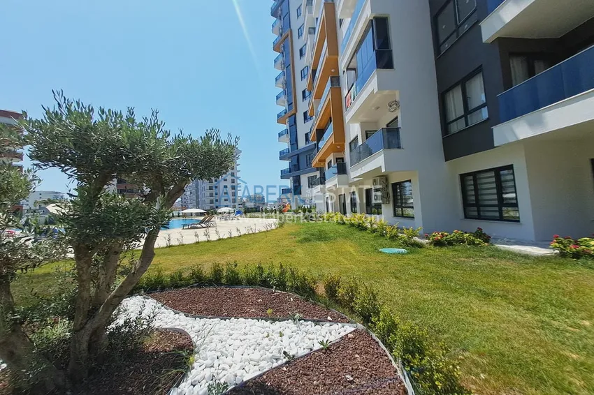 Apartment 1+1 with furniture and mountain views. New buildings in Alanya, district Mahmutlar 9 