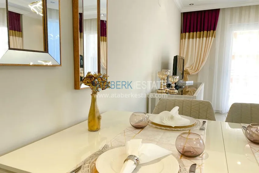 Purchase  A three-room apartment with new furniture in Tosmur, Alanya is an ideal choice for living and relaxing! 8 