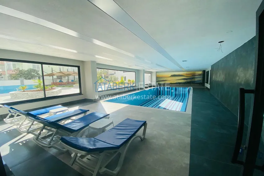 One bedroom apartment for rent with mountain views in the center of Alanya A-43 10 