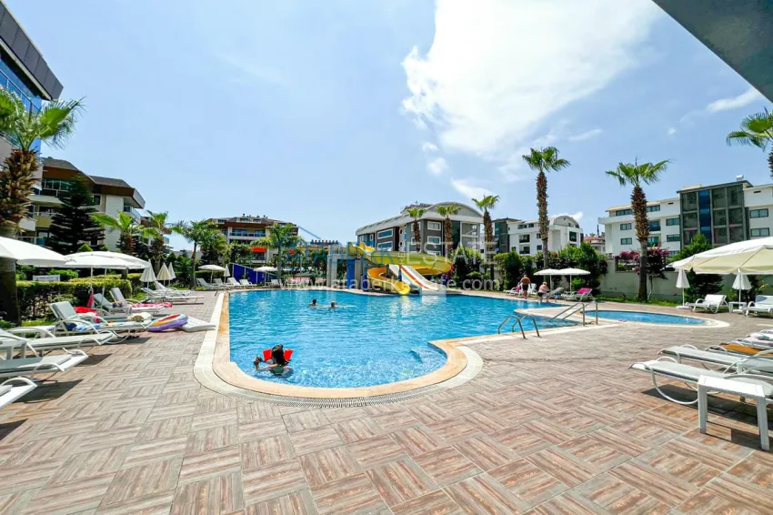 Furnished two-bedroom apartment in a modern complex, Oba district, Alanya 8 