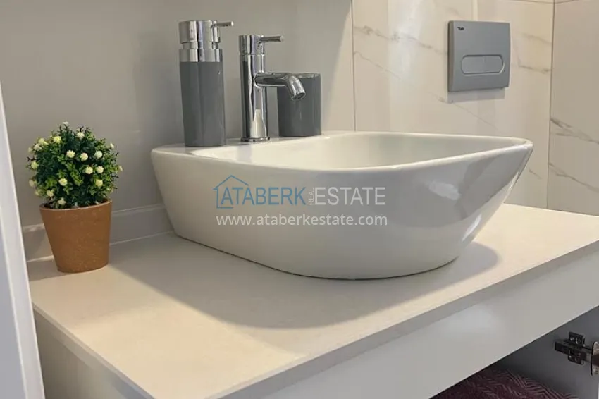 Purchase One bedroom apartment with furniture in the center of Alanya 8