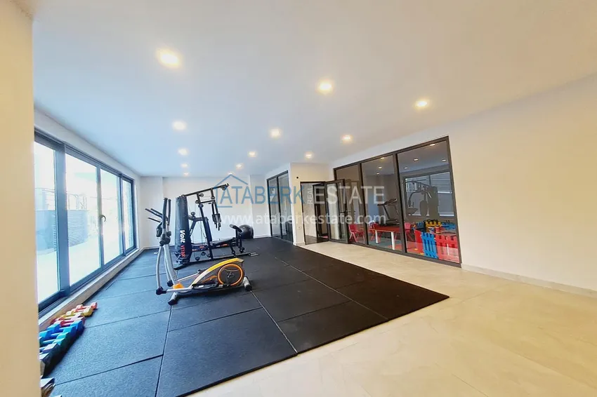 New buildings in Alanya! Furnished one-bedroom apartment in a modern residential complex in the center of Oba 8