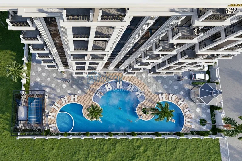 Apartments in the Avsallar district from the owner with installments  8 