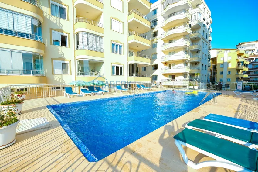 Two-bedroom apartment on the beachfront - Tosmur district, Alanya 12 