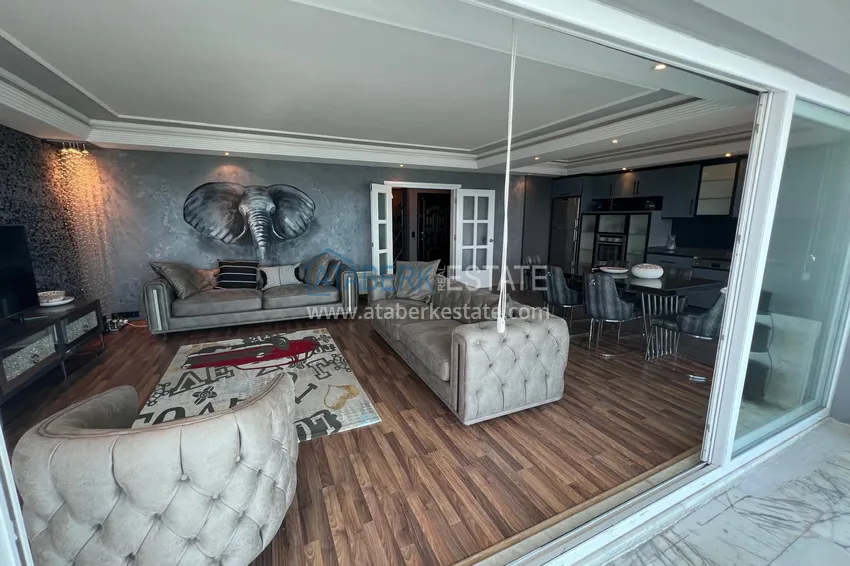 Purchase Furnished 3+1 apartment with open sea views, suitable for residence permit and citizenship - Tosmur, Alanya 11 