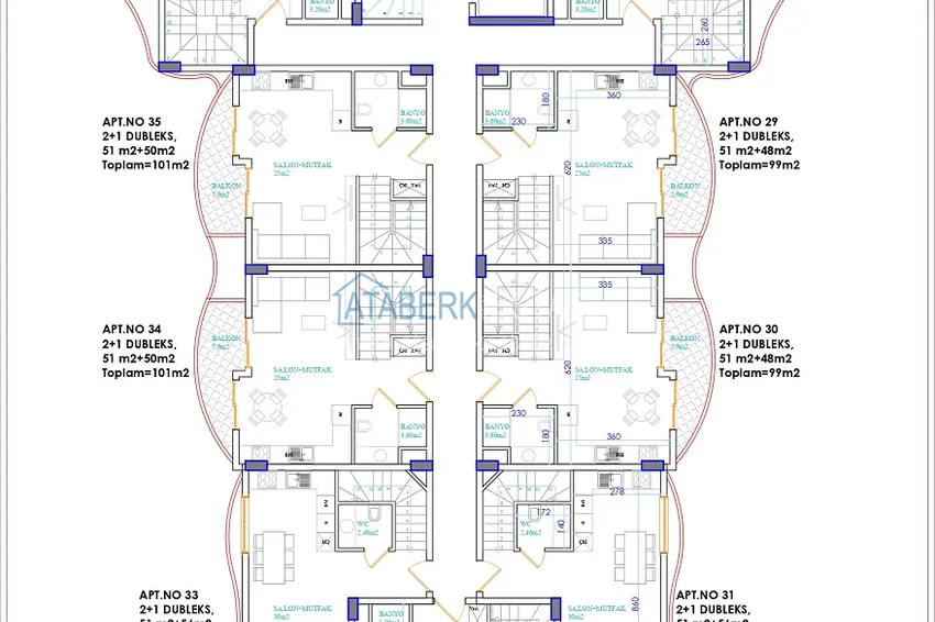 Buy cheap Investment property under construction - Alanya, Oba district 2 