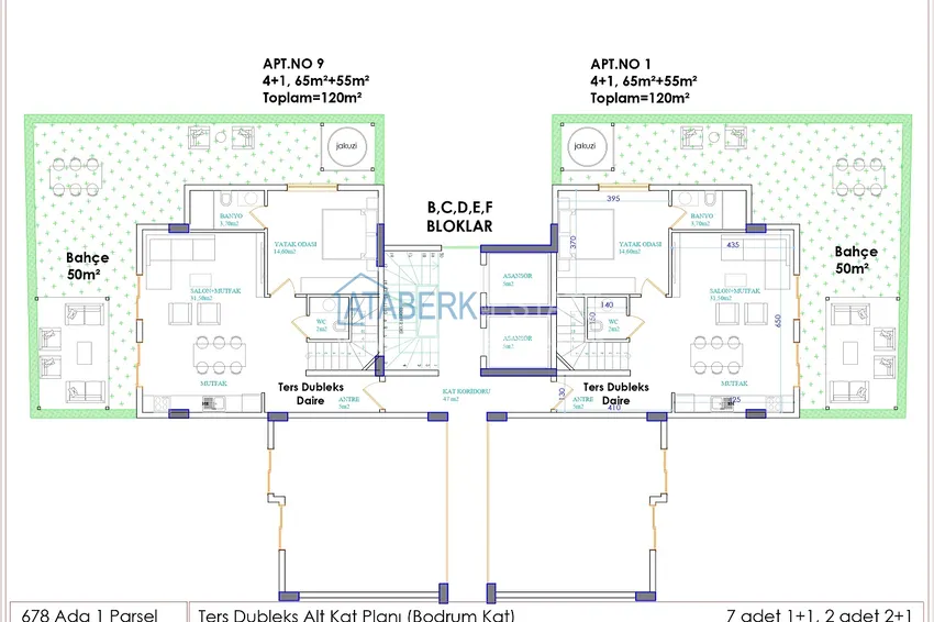Buy cheap Investment property under construction - Alanya, Oba district 9 
