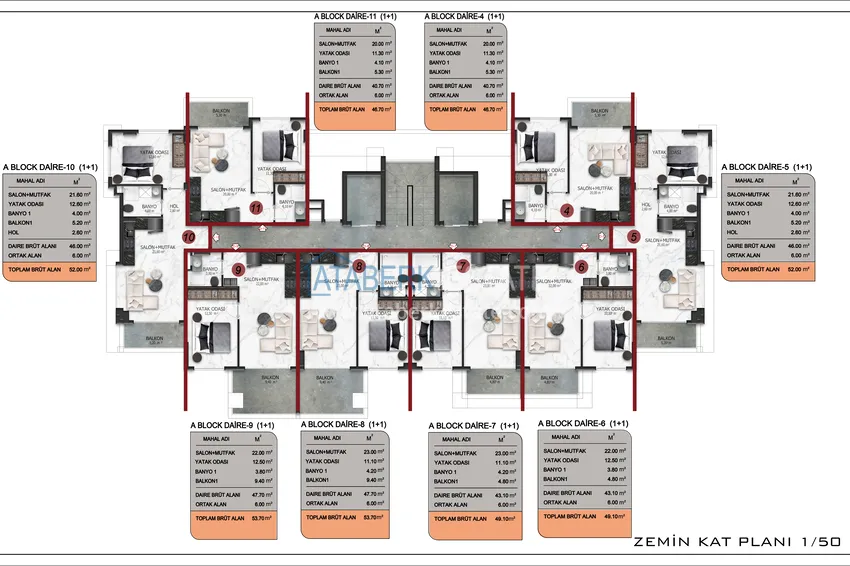 Buy cheap New high-quality residential complex in Alanya, Oba district 4
