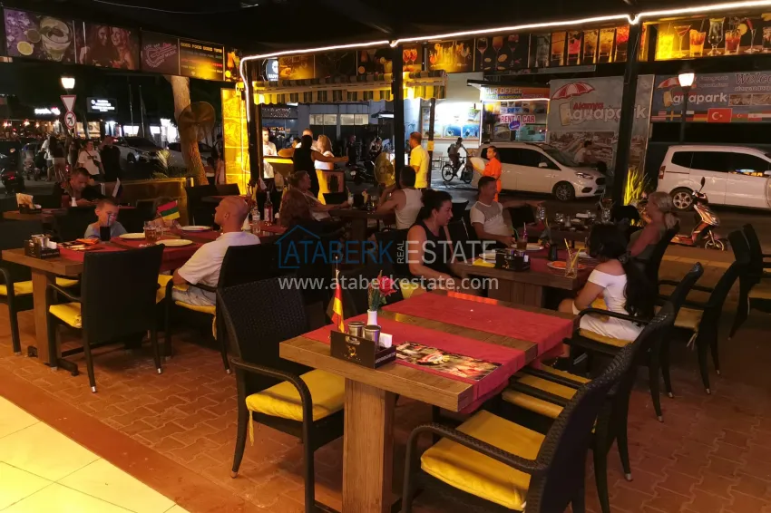 Ready-made Business with Guaranteed Income. Cafe in Alanya City Center, Damlataş District 36 