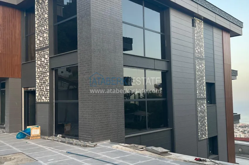 Stylish project at the final stage of construction in Alanya, Kestel district 9 