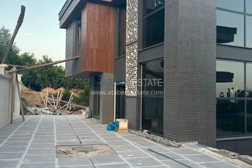 Stylish project at the final stage of construction in Alanya, Kestel district 10 