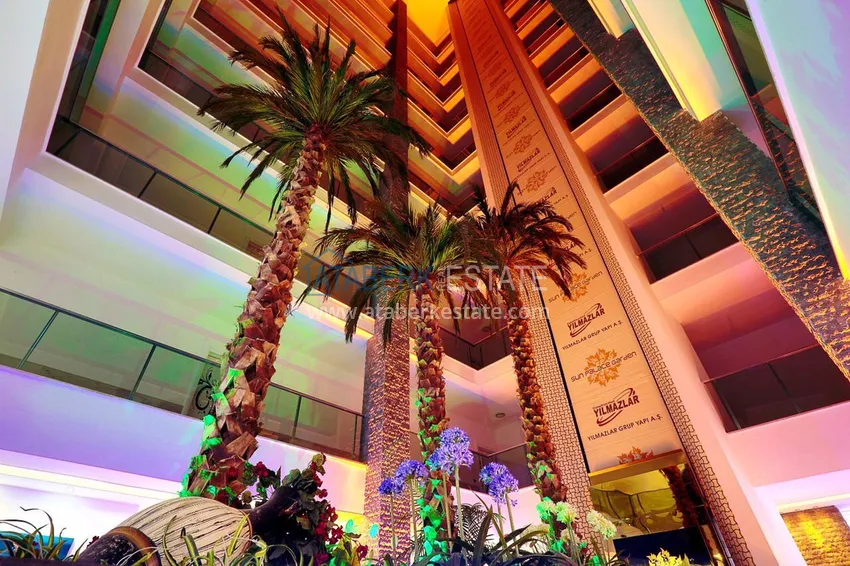 Real estate for a residence permit. Three-room apartment with furniture in Alanya, Tosmur district  10 