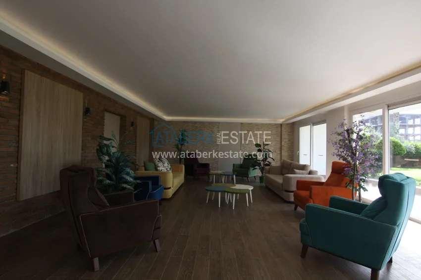 Turnkey duplex apartment in the Oba area in a comfortable family complex  10 