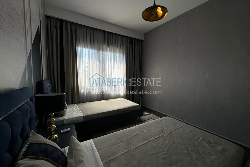 Purchase  2+1 apartment with furniture and sea view in a young complex, Mahmutlar district — Alanya 13 