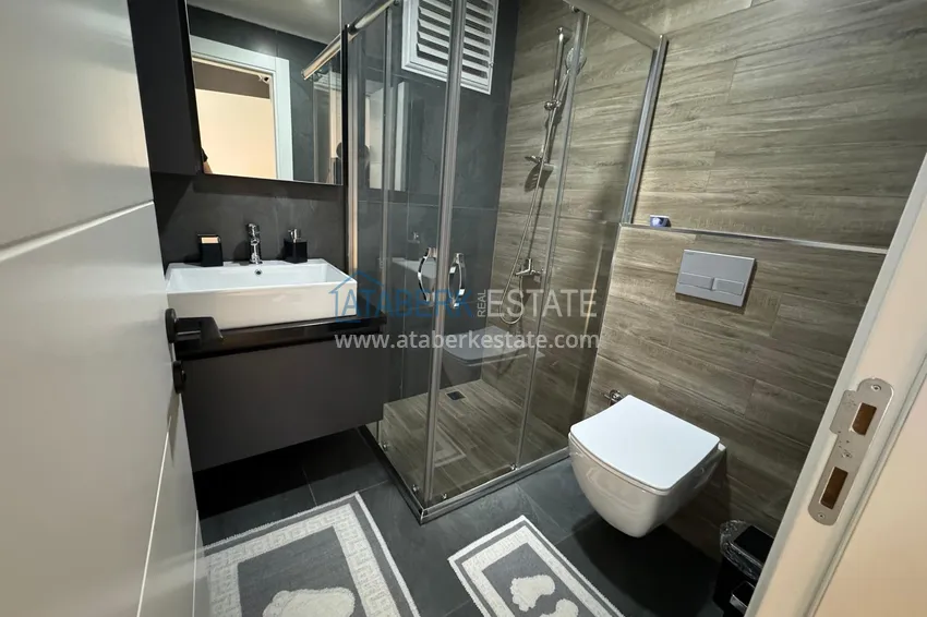 Purchase  2+1 apartment with furniture and sea view in a young complex, Mahmutlar district — Alanya 15 