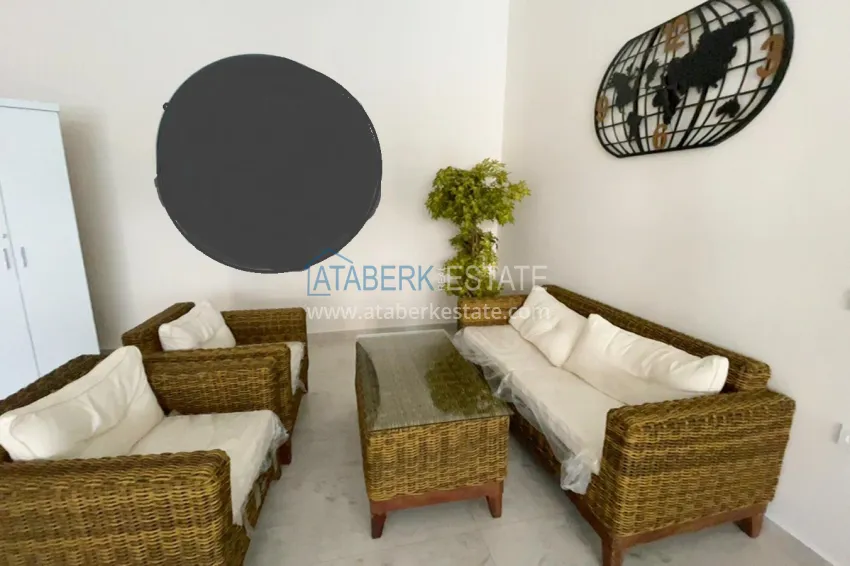 Linear 3+1 apartment with separate kitchen, new furniture and partial sea view - Mahmutlar district, Alanya 12