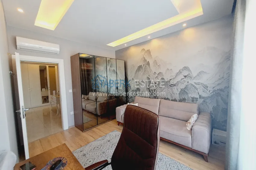 Purchase Linear 3+1 apartment with separate kitchen, new furniture and partial sea view - Mahmutlar district, Alanya 16