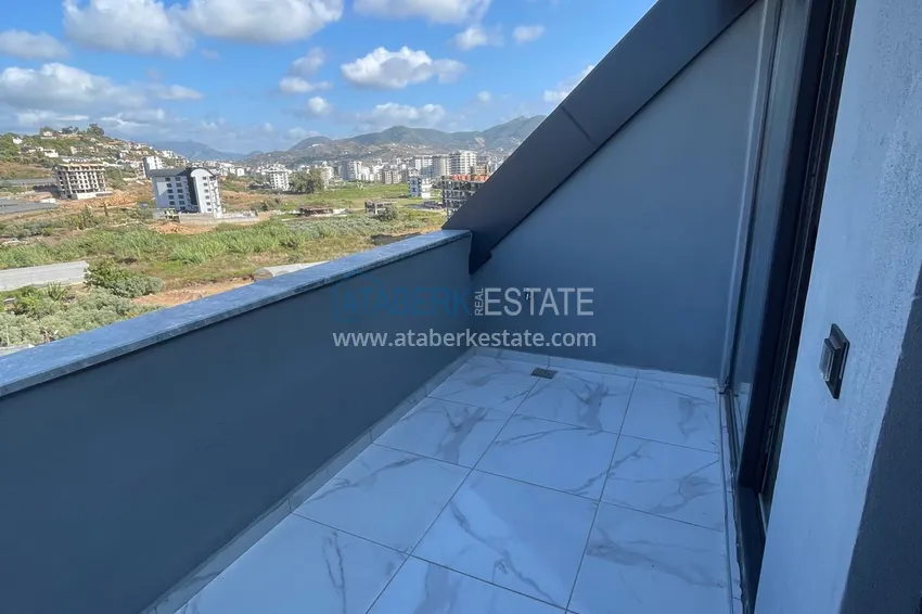 Purchase Duplex with new furniture and mountain views in a modern complex - Gazipasa City 14 