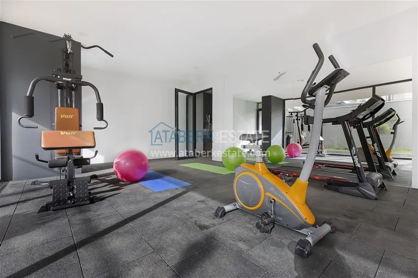 2+1 apartment with furniture and sea view in a young complex, Mahmutlar district — Alanya 15 