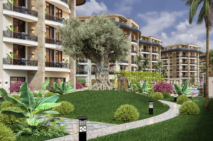 Investment property under construction from an investor — Alanya, Oba district  15 