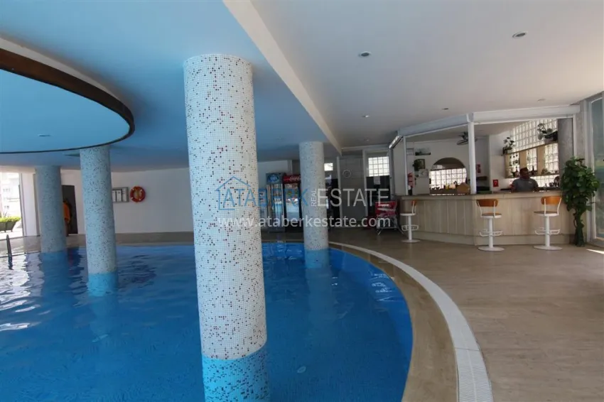 Three-room apartment with sea view, suitable for a residence permit - Cikcilli district, Alanya 15 
