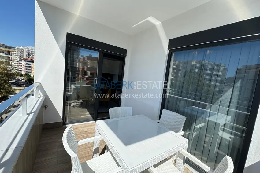 Purchase  2+1 apartment with furniture and sea view in a young complex, Mahmutlar district — Alanya 19 