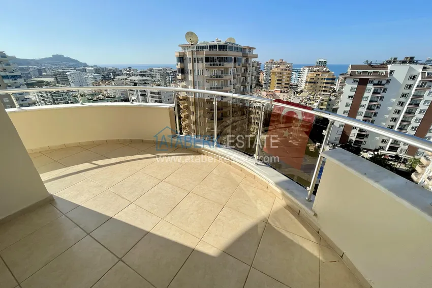 Purchase  Furnished duplex with sea view in Alanya, Mahmutlar district - 300 meters from the sea  16 