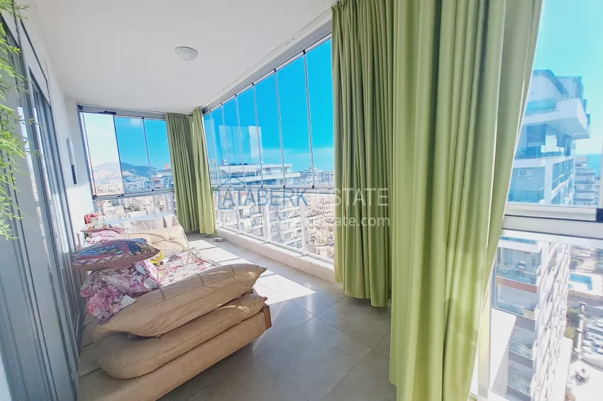 Purchase Linear 3+1 apartment with separate kitchen, new furniture and partial sea view - Mahmutlar district, Alanya 20