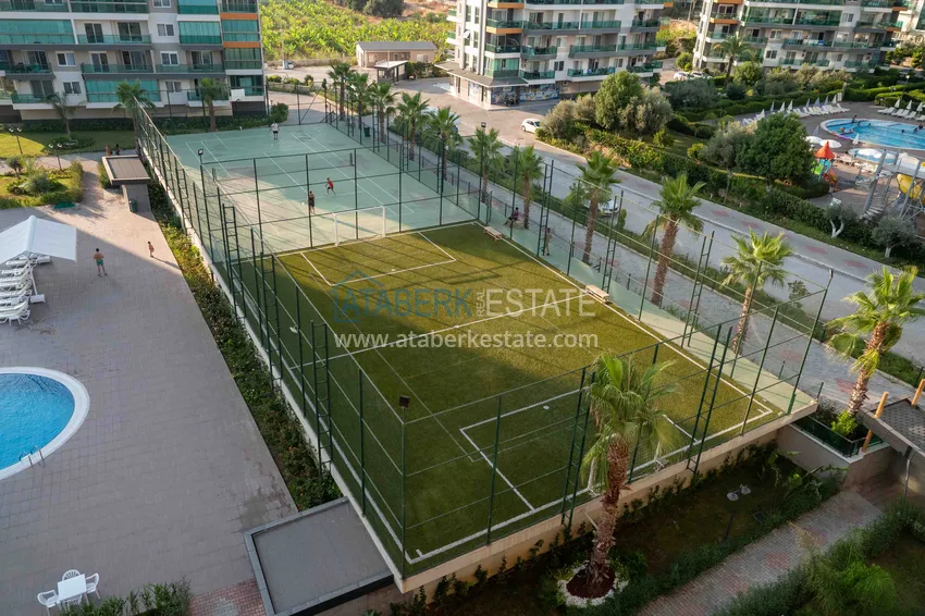 Furnished one-bedroom apartment in a residence with hotel infrastructure — Alanya, Avsallar district 16 