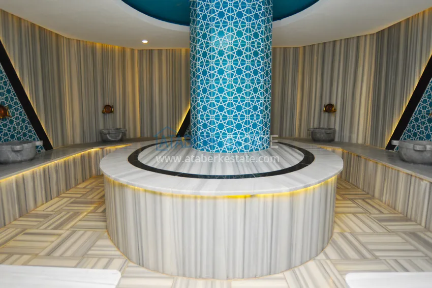 Apartment 1+1 with furniture and sea view, suitable for a residence permit - Alanya, Tosmur district 15 