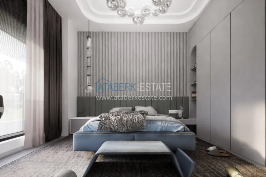 Purchase Modern villas in the mountainous region of Antalya — Dosemealti, under construction 7 